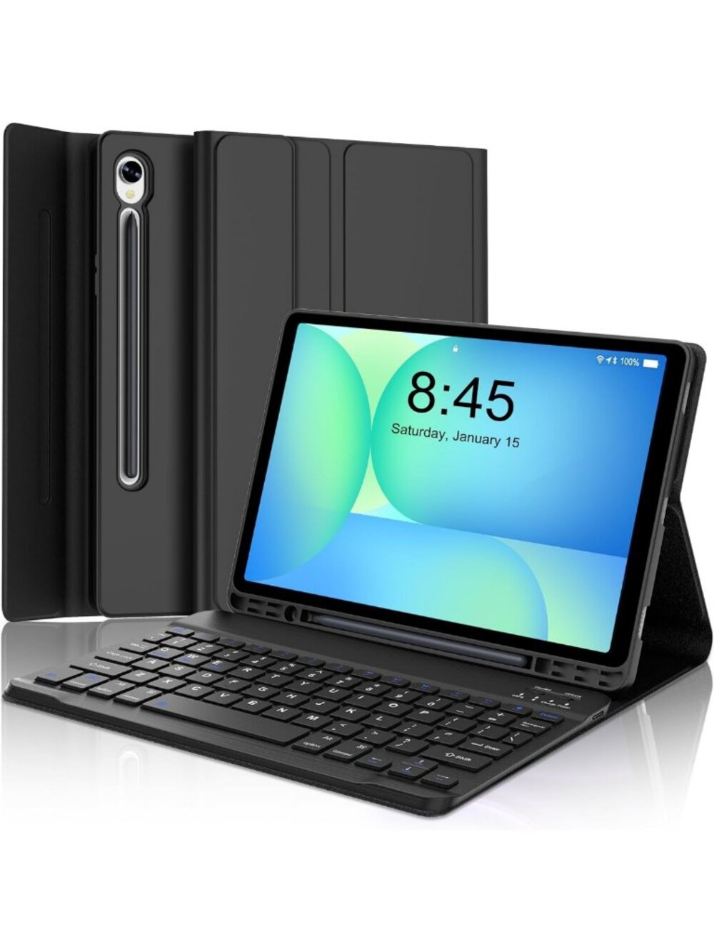 Detachable Wireless Bluetooth Keyboard Case for Galaxy Tab S10 Lite/S9 FE